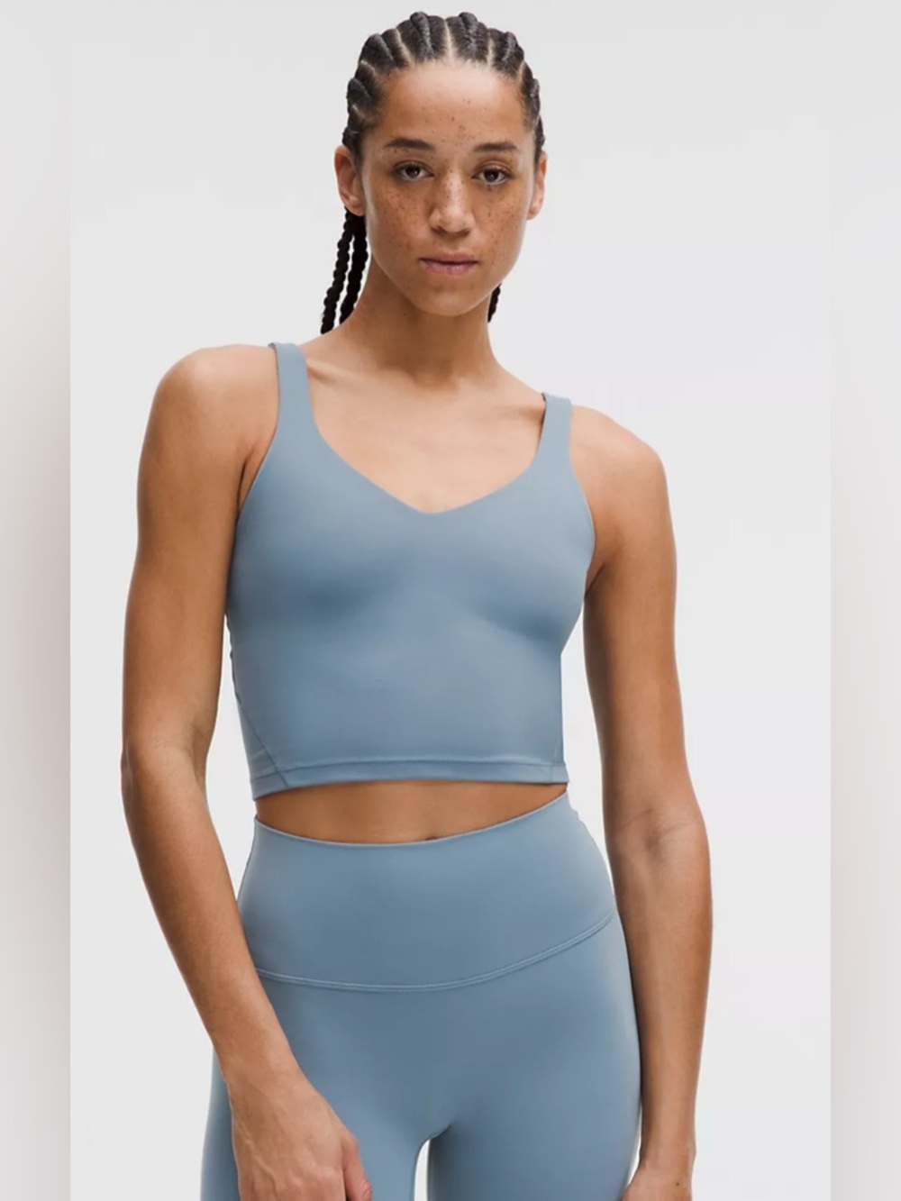 Lululemon Women's Align Tank Top Size 0 Steel Blue Athleisure. Yoga Gym Workout